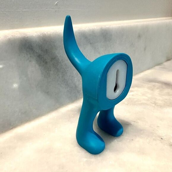 IKEA Bastis Blue Dog Tail Wall Hanger Hooks Hat Coat Leash Keys - Picture 3 of 3